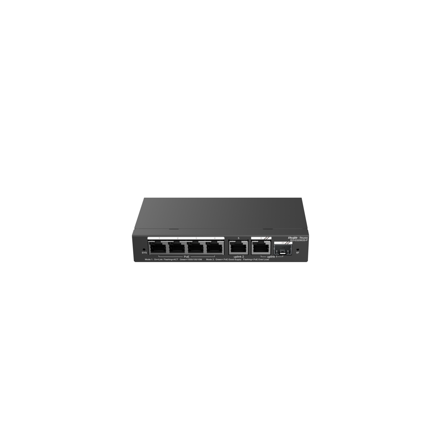 Ruijie Reyee RG-ES206GS-P Cloud Managed 6-Port Gigabit PoE Switch